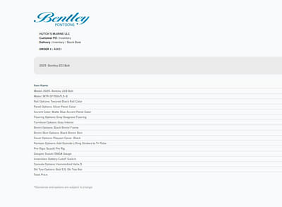 BOATZON | Bentley Pontoons 223 Bolt 2025