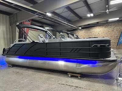 BOATZON | Bentley Pontoons Elite 223 Admiral Quad Lounge Tritoon  Honda 4Stroke EFI 2025