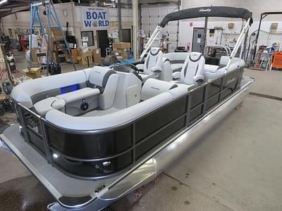 BOATZON | Bentley Pontoons Legacy 220 Navigator Quad Lounge  Honda 90HP 4Stroke EFI 2024