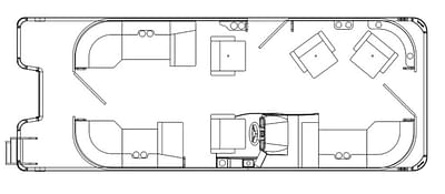 BOATZON | Bentley Pontoons Legacy 223 DL Navigator 34 Tube 2026
