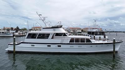 BOATZON | Burger 78 Cockpit Flybridge Motor Yacht 1965