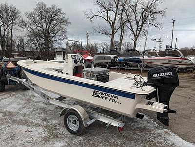 BOATZON | Carolina Skiff E Series E16 JVX CC w 50 HP Suzuki Outboard 2025