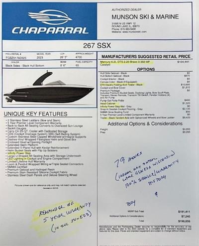 BOATZON | Chaparral 267 SSX 2023