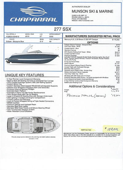 BOATZON | Chaparral 277 SSX 2019