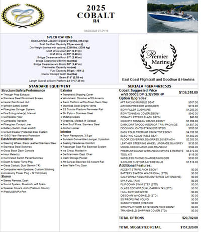 BOATZON | Cobalt Boats R4 2025
