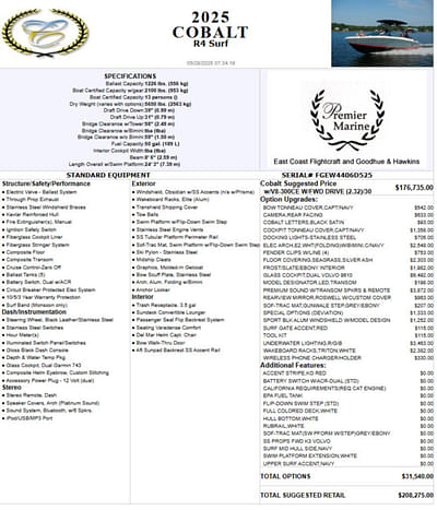BOATZON | Cobalt Boats R4 Surf 2025