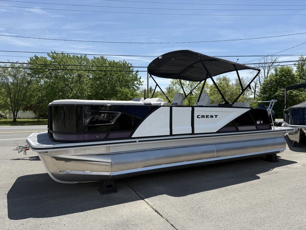 2025 Crest Caribbean 230 SLS TriToon 200hp wTrailer - Sold Boat