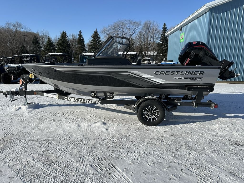 2025 Crestliner 1750 Fish Hawk Walkthrough JS w Mercury 115 - Sold Boat