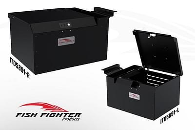 BOATZON | Fish Fighter Guide Series Hinged Boat Seat Storage Box 2025