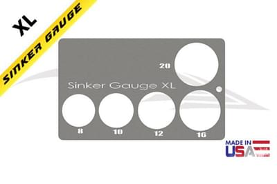 BOATZON | Fish Fighter XL Sinker Size Gauge Sizes 8 oz to 20 oz 2025