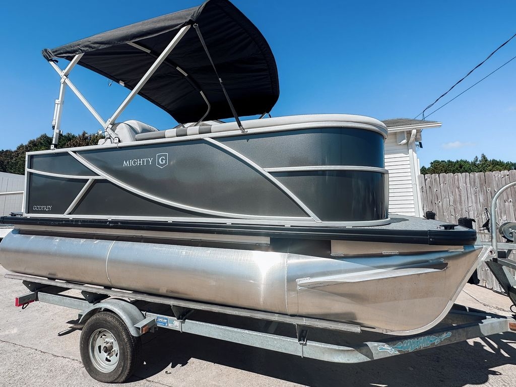 2024 Godfrey Mighty G 14 Electric Pontoon - Sold Boat