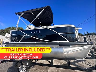 BOATZON | Godfrey Mighty G 14ft Cruise  Electric Pontoon 2024