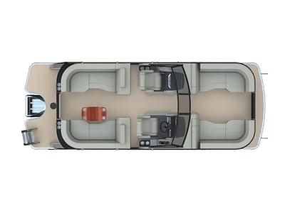 BOATZON | Godfrey Pontoons AquaPatio 235 SBW iMPACT  Package 29 in Center Tube 2025
