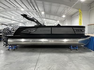 BOATZON | Godfrey Pontoons AquaPatio 235 SFLC iMPACT  Package 29 in Center Tube 2025