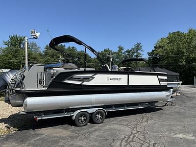 BOATZON | Godfrey Pontoons AquaPatio 275 CBE iMPACT 29 in Center Tube 2022 BOATZON | Godfrey Pontoons AquaPatio 275 CBE iMPACT 29 in Center Tube 2022