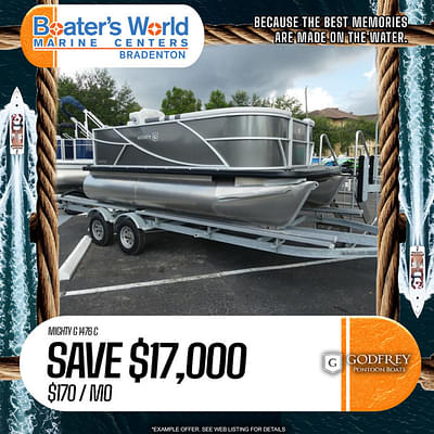 BOATZON | Godfrey Pontoons Mighty G 1476 C 2024 BOATZON | Godfrey Pontoons Mighty G 1476 C 2024