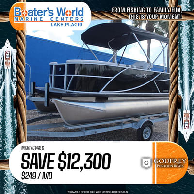 BOATZON | Godfrey Pontoons Mighty G 1476 C 2024 BOATZON | Godfrey Pontoons Mighty G 1476 C 2024