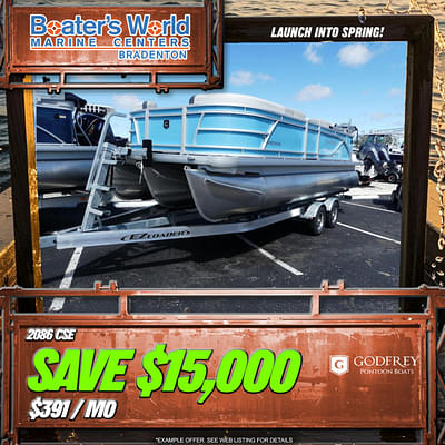 BOATZON | Godfrey Pontoons SW 2086 CSE 2025 BOATZON | Godfrey Pontoons SW 2086 CSE 2025
