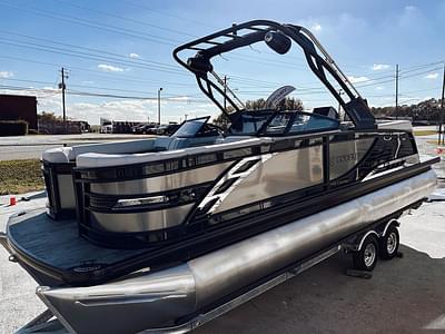 BOATZON | Godfrey Sanpan 2325 Ultra Lounge Windshield Arch Tritoon 2025