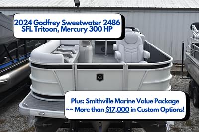 BOATZON | Godfrey Sweetwater 2486 SFL Tritoon 2024 BOATZON | Godfrey Sweetwater 2486 SFL Tritoon 2024