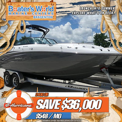 BOATZON | Hurricane SunDeck 2400 OB 2024 BOATZON | Hurricane SunDeck 2400 OB 2024