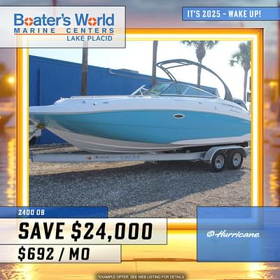 BOATZON | Hurricane SunDeck 2400 OB 2024