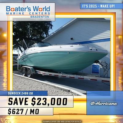 BOATZON | Hurricane SunDeck 2486 OB 2025