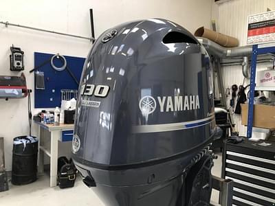 BOATZON | Little Used Yamaha 130HP 4 Stroke Outboard Motor Engine