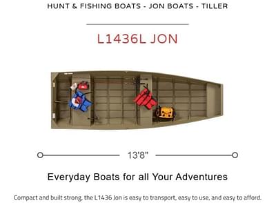 BOATZON | Lowe Boats L1436L Jon 2024