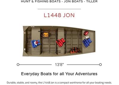BOATZON | Lowe Boats L1448 Jon 2025