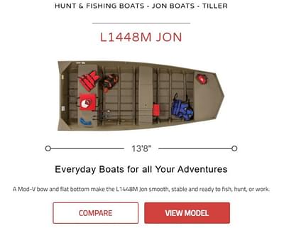 BOATZON | Lowe Boats L1448M Jon 2025