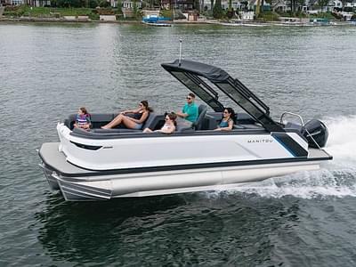 BOATZON | Manitou Explore 24 Navigator With Trifold Bench Single Engine 2023 BOATZON | Manitou Explore 24 Navigator With Trifold Bench Single Engine 2023