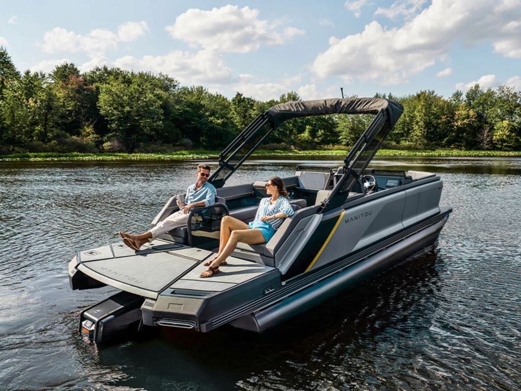 2024 Manitou Explore 24 Switchback Single Engine VToon - Sold Boat