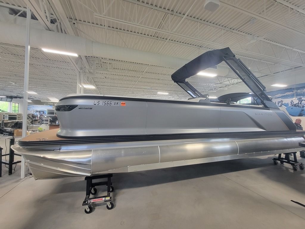 2023 Manitou Explore 26 Switchback W Trifold Bench Single Engine - Sold Boat