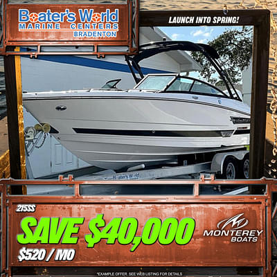 BOATZON | Monterey 215SS AKA 215 SS 215 Super Sport 2024 BOATZON | Monterey 215SS AKA 215 SS 215 Super Sport 2024