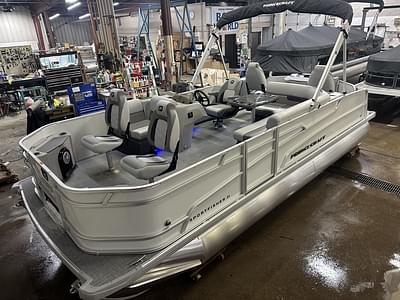 BOATZON | Princecraft 21 Sportfisher 4S Quad Fish Pontoon  Mercury 4Stroke EFI 2025