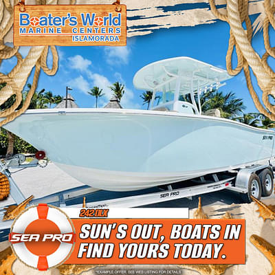 BOATZON | Sea Pro 242 DLX Center Console 242CC 242DLX 242 CC 2025