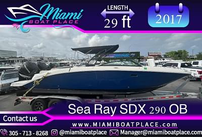 BOATZON | Sea Ray SDX 290 Outboard 2017