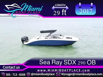 BOATZON | Sea Ray SDX 290 Outboard 2017