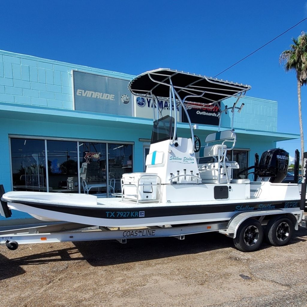 2023 Shallow Stalker 20Pro w 2023 Suzuki 200 - Sold Boat