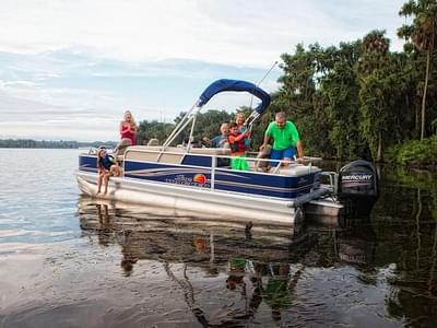 BOATZON | Sun Tracker Fishin Barge 22 DLX 2014