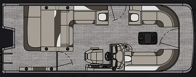 BOATZON | Tahoe LTZ 2385 Versatile Rear Bench 2025 BOATZON | Tahoe LTZ 2385 Versatile Rear Bench 2025
