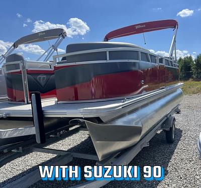 BOATZON | Tahoe Pontoon Boats SLT Quad Lounge  21 FT 2024