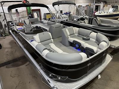 BOATZON | Tahoe Pontoons Cascade 2385 Cruise Rear Bench CRB  Honda 4Stroke EFI 2025