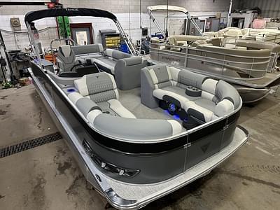 BOATZON | Tahoe Pontoons Cascade 2385 Cruise Rear Bench CRB Tritoon  Honda 4Stroke EFI 2025