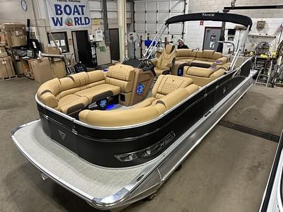 BOATZON | Tahoe Pontoons Cascade 2385 Elite Cruise Tritoon  Honda 4Stroke EFI 2025