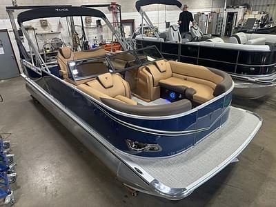 BOATZON | Tahoe Pontoons LTZ 2385 Swingback VRB Windshield Tritoon  Honda 4Stroke EFI 2025