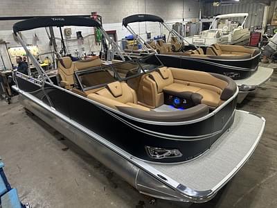 BOATZON | Tahoe Pontoons LTZ 2385 Swingback VRB Windshield Tritoon  Honda 4Stroke EFI 2025