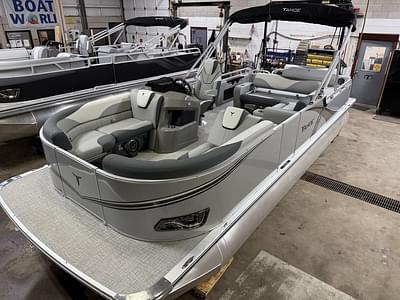 BOATZON | Tahoe Pontoons LTZ 2385 Swingback VRL Pontoon  Honda 4Stroke EFI 2025