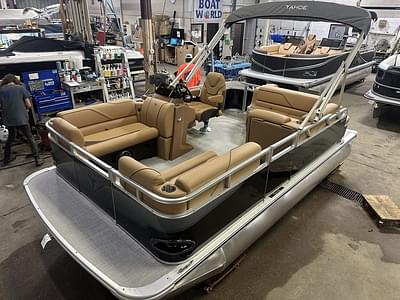 BOATZON | Tahoe Pontoons Sport 1780 Cruise Rear Bench CRB  Honda 4Stroke EFI 2025